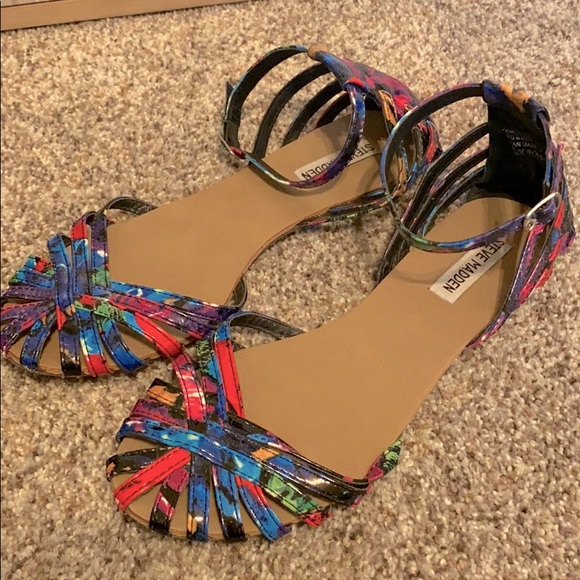 Steve Madden Shoes - Steve Madden Colorful Strappy Sandals